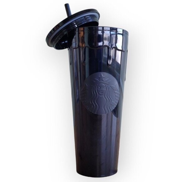 Starbucks 2024 Halloween Black Slime Tumbler 24oz NWT - Picture 2 of 5